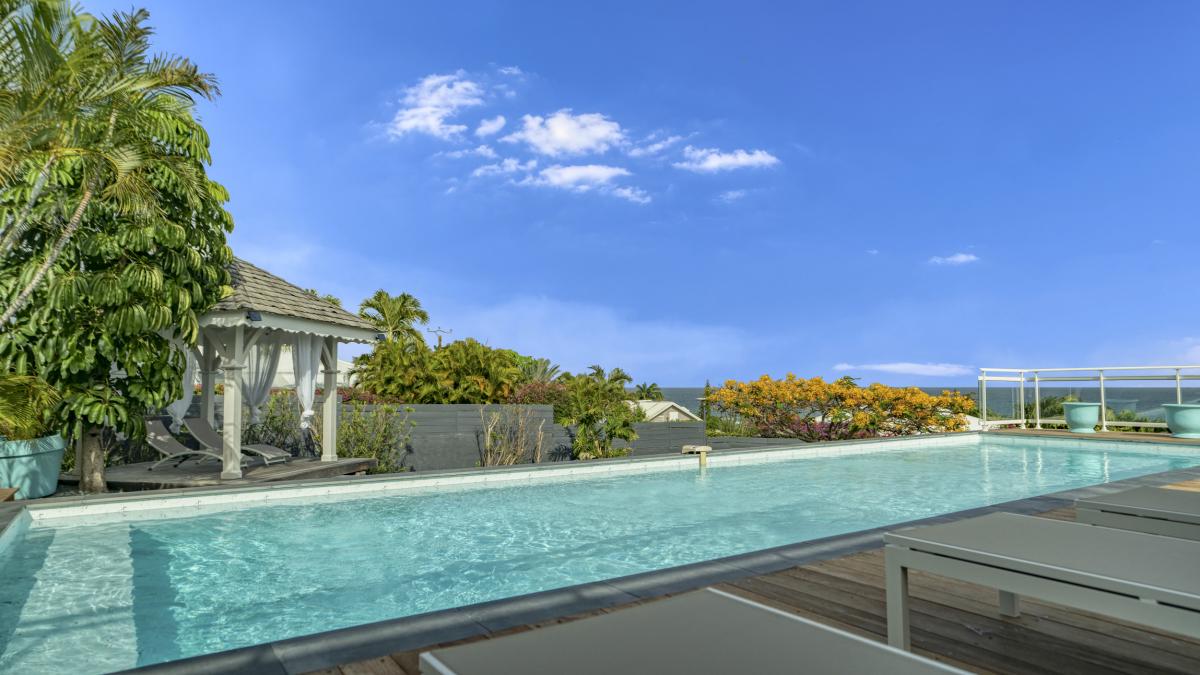 Location villa Guadeloupe Sainte Anne - Villa 7 chambres 20 personnes - Le Helleux - vue mer proche plage du Pierre et Vacances (44)